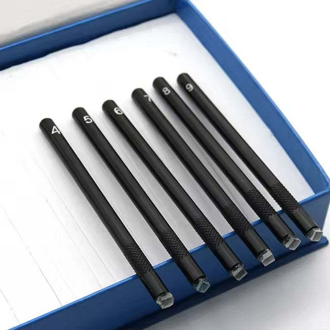 Fable Gemstone Mohs Hardness Pencil Mohs Hardness Tester 1-10 Level Pen Kit